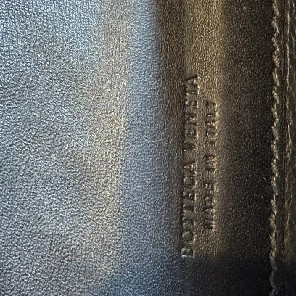 Bottega Veneta Intrecciato‎ Black Leather Long Wallet